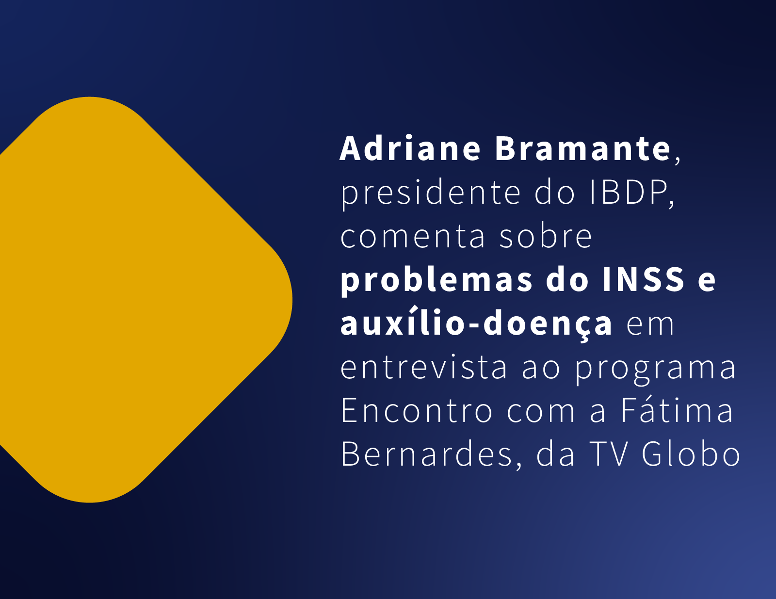 Adriane Bramante no Encontro